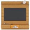 Ver imagem 3 de Painel Tv 60 Pol Bancada Suspensa 160cm com Led Zali Naturale C05 - Mpozenato