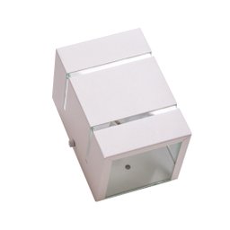 Arandela 2 Focos E 2 Frisos Externa Parede Muro Ar1510: Cor Branco - 3