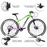Bicicleta Aro 29 Drais 12V Câmbio Deore Shimano 19'' Verde/Rosa - H399 - 2
