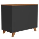 Ver mais imagens de Balcão para Escritório Home Office Multiuso Lugano A02 Freijó Preto - Lyam Decor