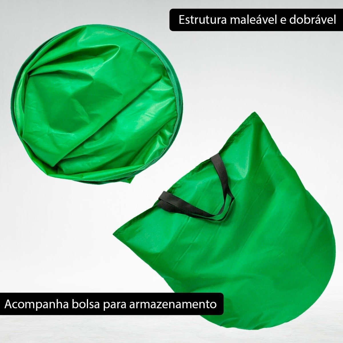 Fundo Fotográfico Chroma Key Verde 142cm Portátil com Bolsa T-photo U UNICA UNICA - 6