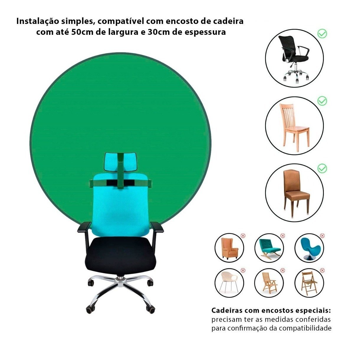 Fundo Fotográfico Chroma Key Verde 142cm Portátil com Bolsa T-photo U UNICA UNICA - 9