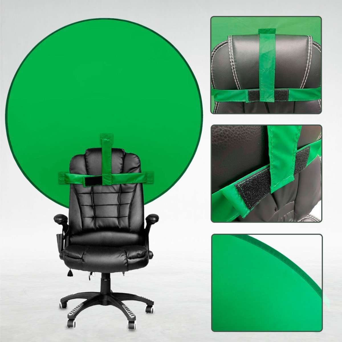 Fundo Fotográfico Chroma Key Verde 142cm Portátil com Bolsa T-photo U UNICA UNICA - 5