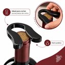Ver imagem 7 de Kit Saca Rolhas Abridor de Vinhos 5 Peças
