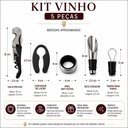 Ver imagem 3 de Kit Saca Rolhas Abridor de Vinhos 5 Peças