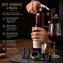 Ver mais imagens de Kit Saca Rolhas Abridor de Vinhos 5 Peças