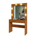 Ver imagem 2 de Camarim com 1 Gaveta e LED - Romance-Naturale - Mavau Móveis