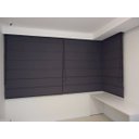 Ver imagem 1 de Cortina Persiana Romana Blackout Preto 1,40 x 2,20