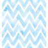 Papel de Parede chevron de cor azul sobre fundo branco. aquarela - 1