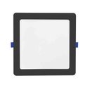 Ver imagem 1 de Painel Led Play Embutir Quadrado 18w Bivolt 3.000k - Preto