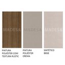 Ver imagem 4 de Mesa Tampo de Madeira c/6 Cadeiras Rustic Crema Bege Rustic