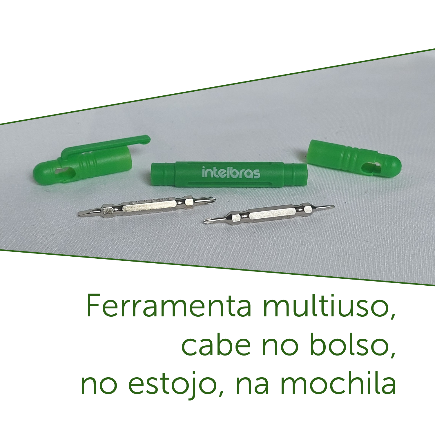 Kit 3x Caneta Ferramenta Intelbras Chave Fenda Philips Estrela Cruzada Reta - 4