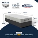 Ver imagem 6 de Cama Box com Colchão de Molas Ensacadas Ortobom One Face Plenno Superpocket Solteiro 88cm