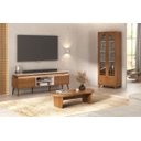 Ver imagem 1 de Conjunto Sala de Estar: Rack + Cristaleira + Mesa de Centro