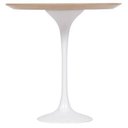Ver imagem 2 de Mesa Lateral Tulipa Saarinen Redonda 51 cm Freijó Branco