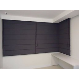 Cortina Persiana Romana Blackout Preto 1,50 x 1,80 - 1