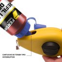 Ver imagem 4 de Kit Jogo Marcação Linha Giz 15m Vermelho Pedreiro Gesseiro com Nível + Refil Vermelho 120g
