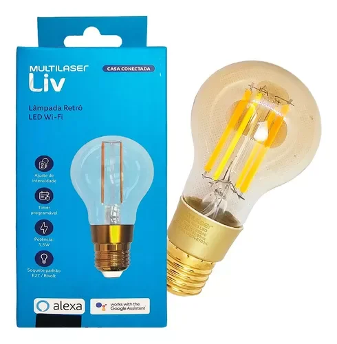 Lâmpada Retrô Led Wi-fi Multi Liv - Se240 110v/220v - 2