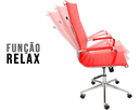 Ver imagem 5 de Kit 2 Cadeiras Presidente Giratória Esteirinha Charles Eames Vermelho Bering Cadeira Presidente Este