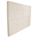Ver imagem 2 de Painel Elegance Cama Box Casal 140cm Bege Trabalhado A85