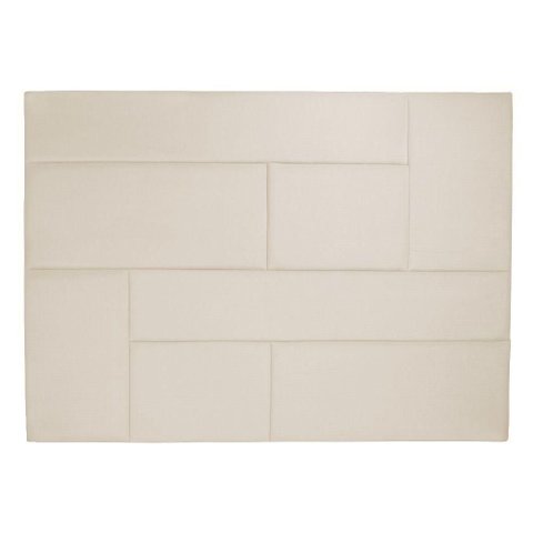 Painel Elegance Cama Box Casal 140cm Bege Trabalhado A85