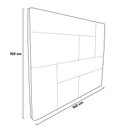 Ver imagem 3 de Painel Elegance Cama Box Casal 140cm Bege Trabalhado A85