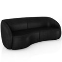 Ver imagem 1 de Sofá 4 Lugares para Sala Living Orgânico 288cm Eron M03 Couríssimo Preto - Lyam Decor