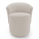 Ver imagem 6 de Poltrona Orgânica Living Mavi Fixa Bouclê Bege - Abmaza