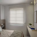 Ver imagem 1 de Cortina Persiana Rolo Tecido Translucido Bege 1,30 x 2,50