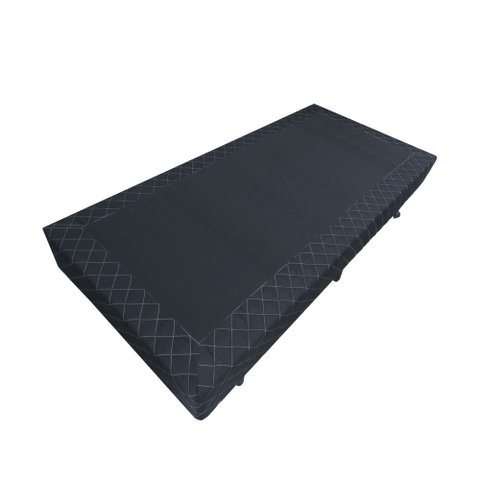 Base Box Solteirão NK Camas Poliéster Preto 40x96x203