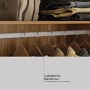 Ver imagem 7 de Guarda Roupa Casal 4 Portas com Espelho e 4 Gavetas Estônia Prime Tx Amêndola-nude