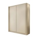 Ver imagem 1 de Guarda Roupa 190cm com Laterais Curvas e 2 Portas de Correr Cor:luna