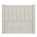 Ver imagem 6 de Cabeceira Casal King Cama Box 195cm Claire I02 Veludo Bege - Mpozenato