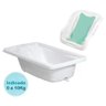 Kit Banheira Banho Bebê Rigida Branca Burigotto + Assento Redutor - 1