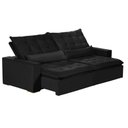 Ver mais imagens de Sofá Modular 4 Lugares 2.30M Retrátil E Reclinável Preto