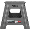 Ver imagem 5 de Banqueta Plástica Dobrável 360 Mm Cinza Vonder