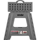 Ver imagem 7 de Banqueta Plástica Dobrável 360 Mm Cinza Vonder