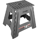 Ver imagem 1 de Banqueta Plástica Dobrável 360 Mm Cinza Vonder