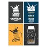 Placas Decorativas Geek Jedi Frases Cerveja 20x30cm Kit 4un - 1