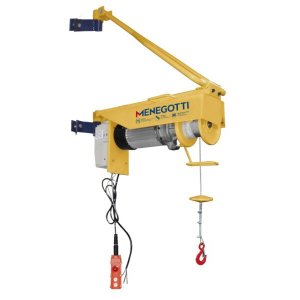 Guincho Coluna Elétrico Monofásico Menegotti Capacidade para 200kg (sem balde) - Bivolt