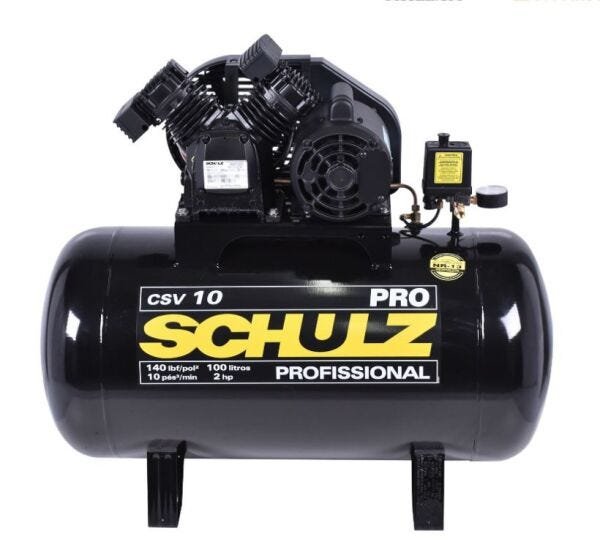 Compressor Ar Schulz Pro Csv 10/100 2Hp Monofásico - Bivolt