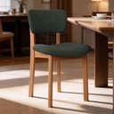 Ver imagem 3 de Cadeira para Sala de Jantar Cozinha Living Estofada Dara L02 Linho Verde Musgo - Lyam Decor