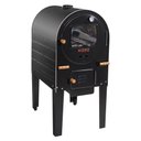 Ver imagem 1 de Forno A Lenha Médio 138 Litros Inox Interno 430 Preto Fhimfi Hidro