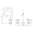 Ver imagem 4 de Torneira Misturador Lavatorio Deca Perola Cromado