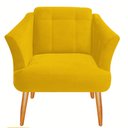 Ver imagem 3 de Poltrona Cadeira Paris De Luxo Amarela - Visammer Decor