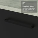 Ver imagem 6 de Armário de Cozinha Completa 270cm Branco/preto Agata Madesa 11