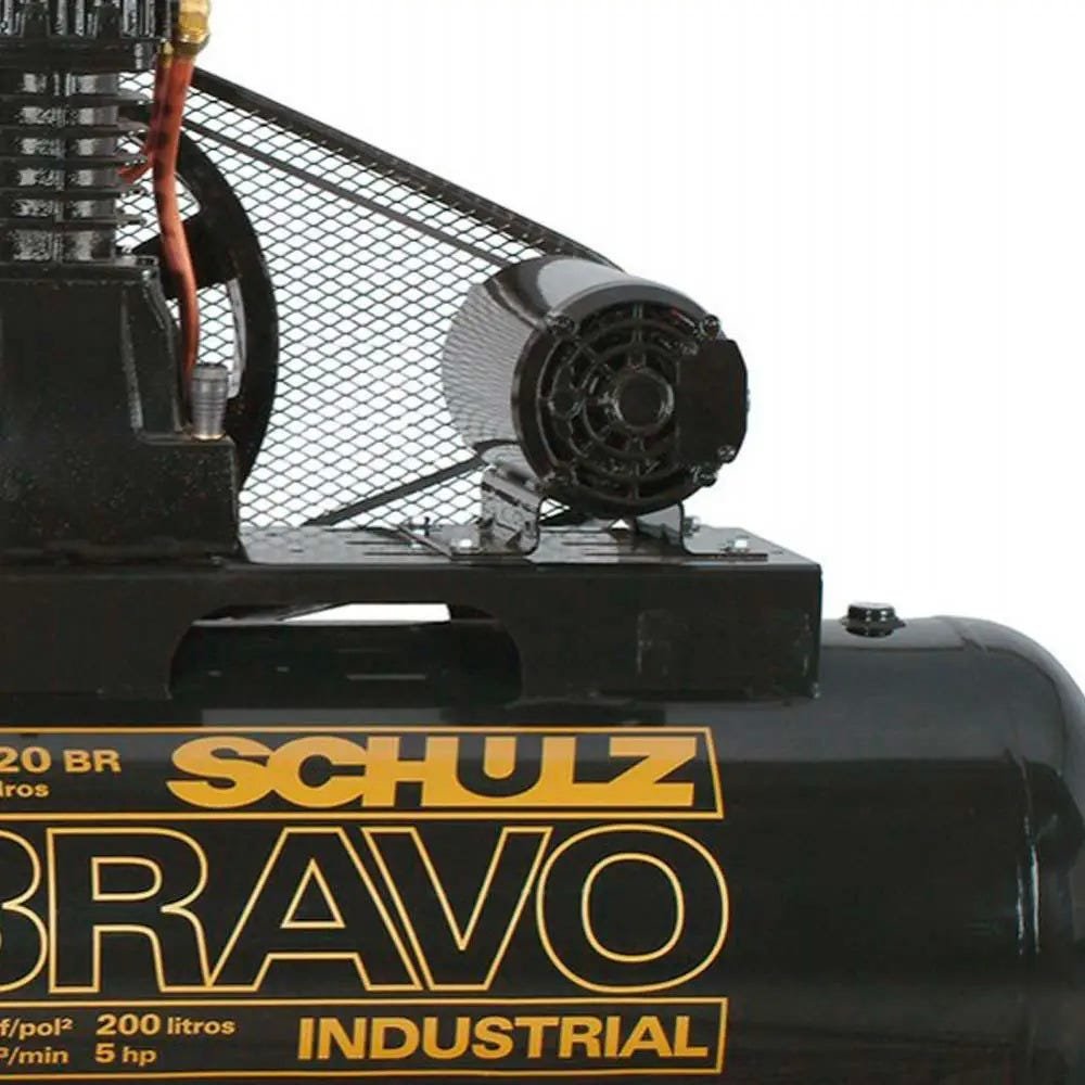 Compressor Bravo 20 Pés 200 Litros 5 Hp 220/ 380 V-Schulz-Csl20br/200 - 2