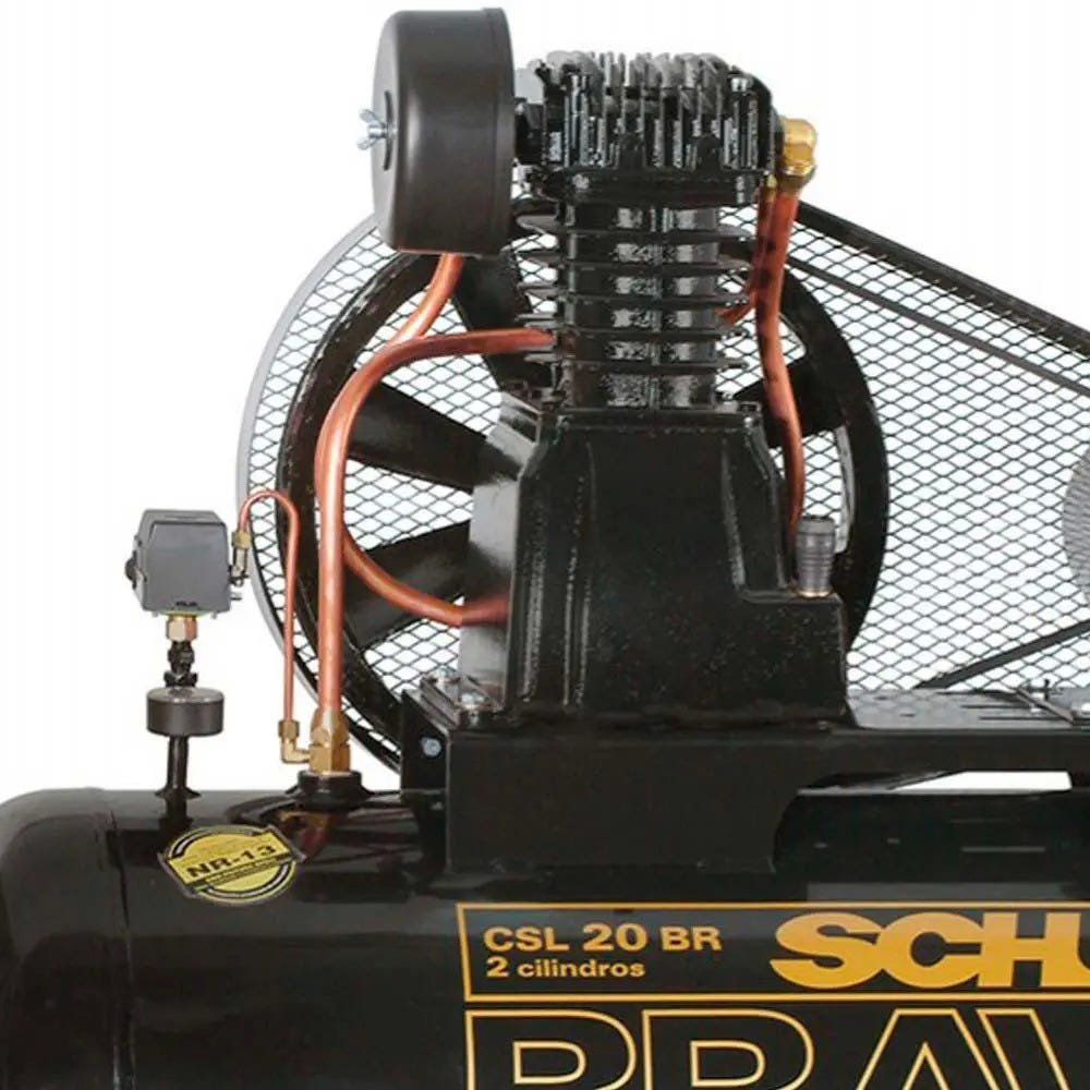 Compressor Bravo 20 Pés 200 Litros 5 Hp 220/ 380 V-Schulz-Csl20br/200 - 3