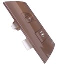 Ver imagem 1 de Conjunto 4x2 Linha Marrom Sleek Alto brilho - 1 Tomada 2P+T 10 A + tomada USB 1A separadas