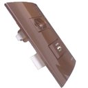 Ver imagem 1 de Conjunto 4x2 Linha Marrom Sleek Alto Brilho - 1 Tomada 2p+t 20 a + Tomada Usb 1a Separadas